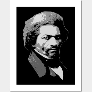 Frederick Douglass Black and White Posters and Art